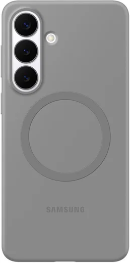 Origineel Samsung Galaxy S26 Plus Hoesje Siliconen Magnet Back Cover Grijs afbeelding 1