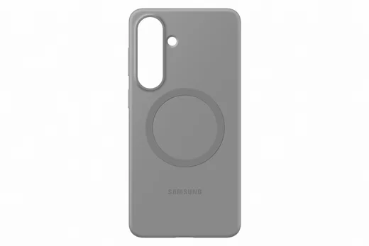 Origineel Samsung Galaxy S26 Plus Hoesje Siliconen Magnet Back Cover Grijs afbeelding 4