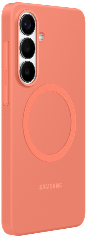 Origineel Samsung Galaxy S26 Plus Hoesje Siliconen Magnet Back Cover Rood afbeelding 2