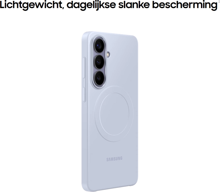 Origineel Samsung Galaxy S26 Plus Hoesje Slim Magnet Back Cover Paars afbeelding 3