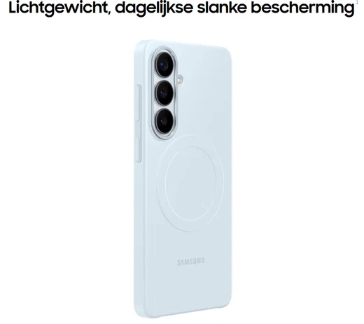 Origineel Samsung Galaxy S26 Plus Hoesje Slim Magnet Back Cover Lichtblauw afbeelding 3