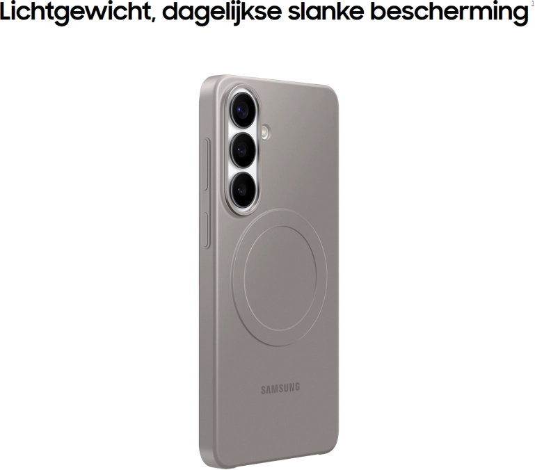 Origineel Samsung Galaxy S26 Plus Hoesje Slim Magnet Back Cover Grijs afbeelding 3
