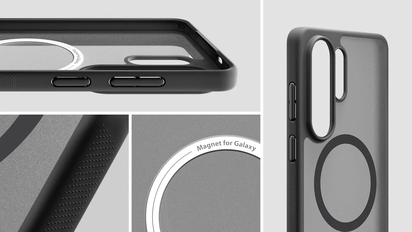 Spigen Capella Magnet Case Samsung Galaxy S26 Ultra Hoesje Back Cover Zwart afbeelding 3
