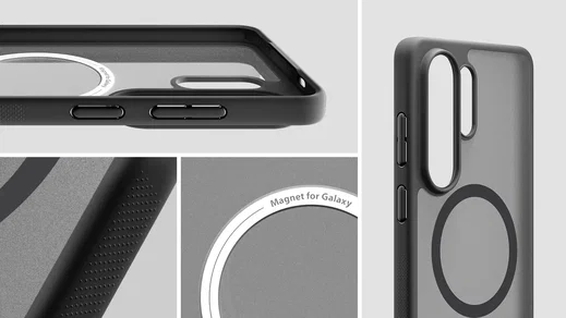 Spigen Capella Magnet Case Samsung Galaxy S26 Ultra Hoesje Back Cover Zwart afbeelding 3