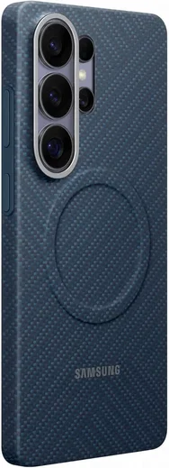 Origineel Samsung Samsung S26 Ultra Hoesje Carbon Magnet Back Cover Blauw afbeelding 2