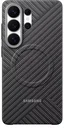 Origineel Samsung Galaxy S26 Ultra Hoesje Carbon Magnet Back Cover Grijs