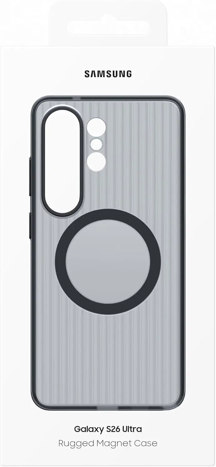 Origineel Samsung Galaxy S26 Ultra Hoesje Magnet Rugged Case Zwart afbeelding 7
