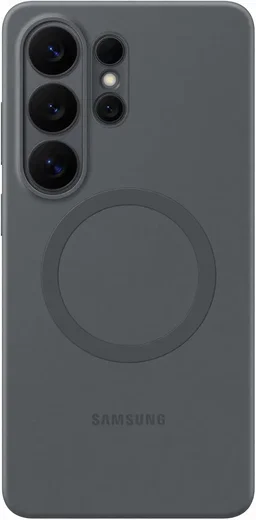Origineel Samsung Galaxy S26 Ultra Hoesje Siliconen Magnet Back Cover Zwart afbeelding 1