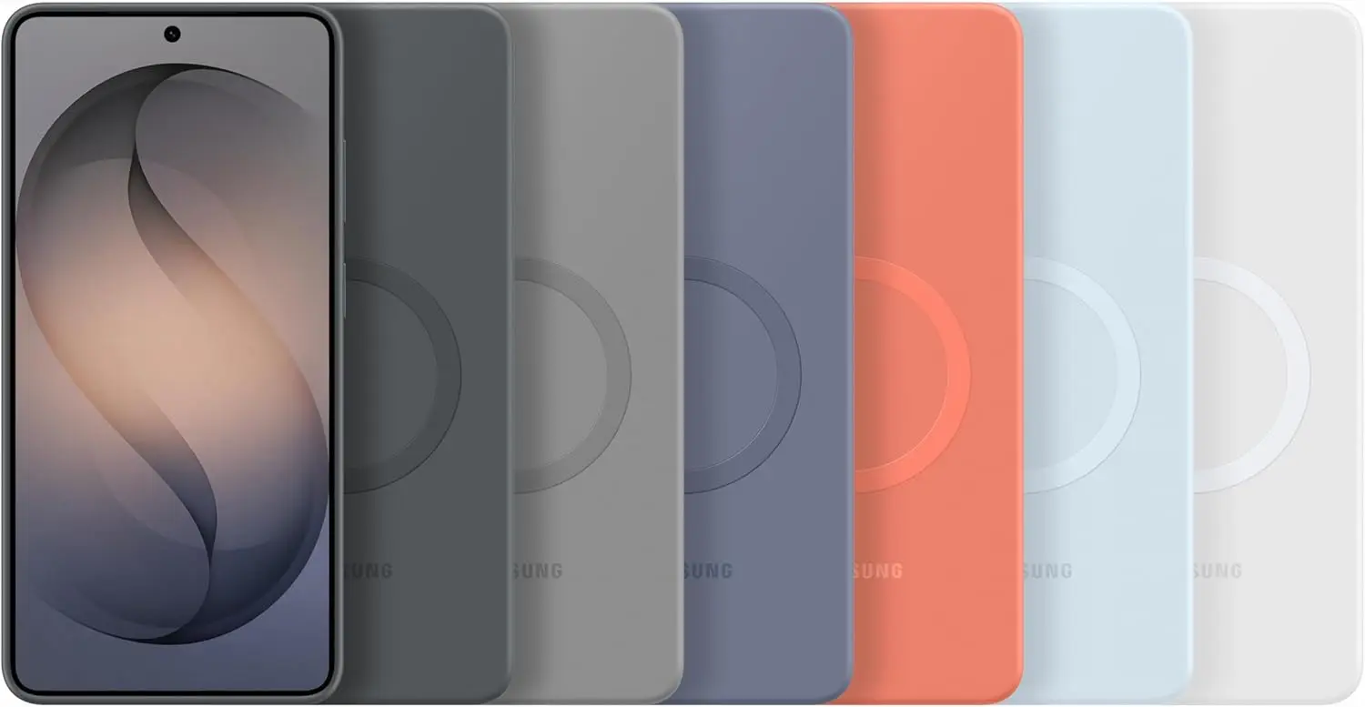 Origineel Samsung Galaxy S26 Ultra Hoesje Siliconen Magnet Back Cover Zwart afbeelding 7