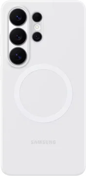 Origineel Samsung Galaxy S26 Ultra Hoesje Siliconen Magnet Back Cover Wit