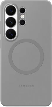 Origineel Samsung Galaxy S26 Ultra Hoesje Siliconen Magnet Back Cover Grijs