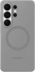 Origineel Samsung Galaxy S26 Ultra Hoesje Siliconen Magnet Back Cover Grijs afbeelding