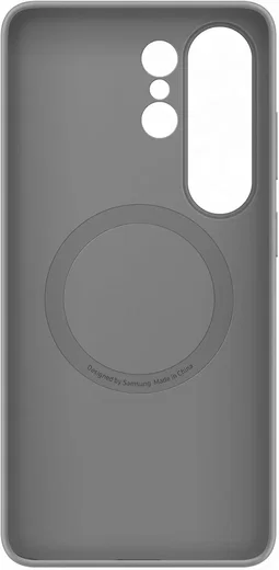 Origineel Samsung Galaxy S26 Ultra Hoesje Siliconen Magnet Back Cover Grijs afbeelding 5