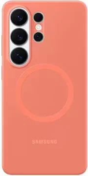 Origineel Samsung Galaxy S26 Ultra Hoesje Siliconen Magnet Back Cover Rood