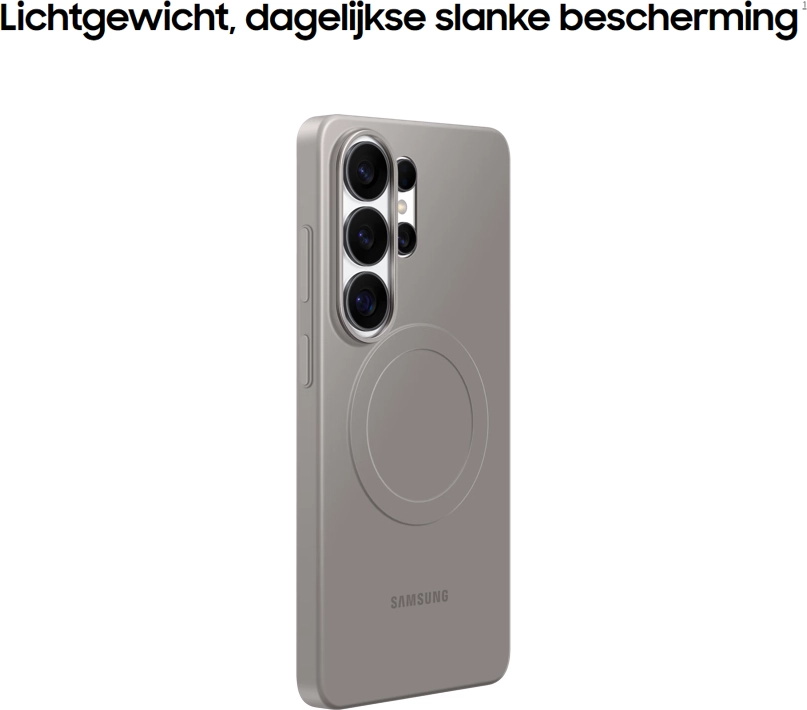 Origineel Samsung Galaxy S26 Ultra Hoesje Slim Magnet Back Cover Grijs afbeelding 7