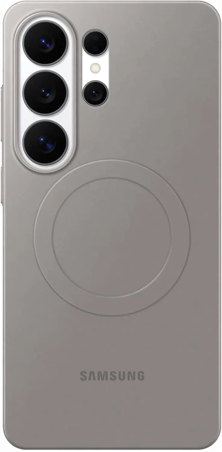 Origineel Samsung Galaxy S26 Ultra Hoesje Slim Magnet Back Cover Grijs afbeelding 1