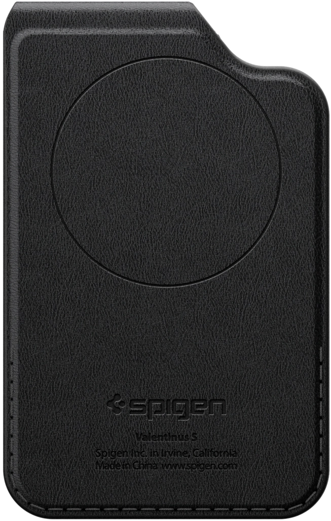 Origineel Samsung x Spigen Valentinus S Pasjeshouder Vegan Leer Zwart afbeelding 3