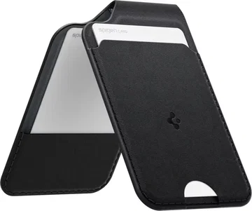 Origineel Samsung x Spigen Valentinus S Pasjeshouder Vegan Leer Zwart