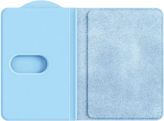 Origineel Samsung Magnetische Pasjeshouder / Kaarthouder voor Twee Pasjes Blauw afbeelding 1