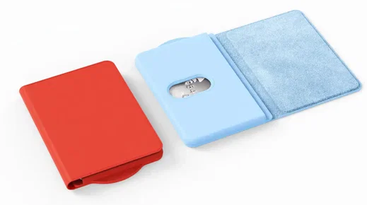Origineel Samsung Magnetische Pasjeshouder / Kaarthouder voor Twee Pasjes Blauw afbeelding 5