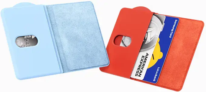 Origineel Samsung Magnetische Pasjeshouder / Kaarthouder voor Twee Pasjes Blauw afbeelding 3