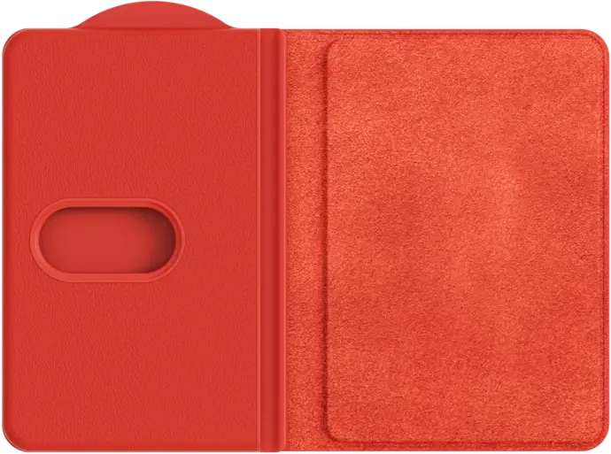 Origineel Samsung Magnetische Pasjeshouder / Kaarthouder voor Twee Pasjes Rood afbeelding 1