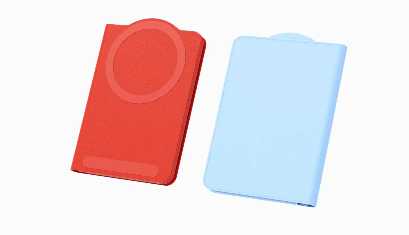 Origineel Samsung Magnetische Pasjeshouder / Kaarthouder voor Twee Pasjes Rood afbeelding 6