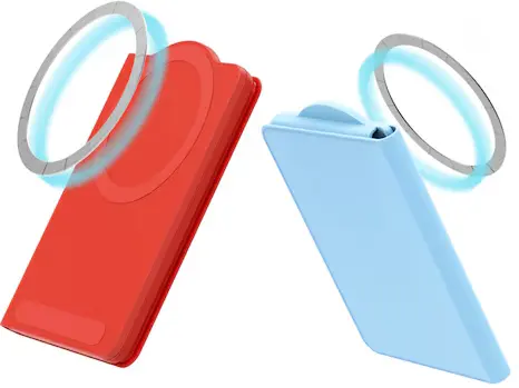 Origineel Samsung Magnetische Pasjeshouder / Kaarthouder voor Twee Pasjes Rood afbeelding 4