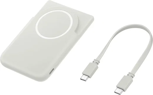 Originele Samsung Magnet Wireless Battery Draadloze Powerbank 5.000 mAh Grijs afbeelding 6