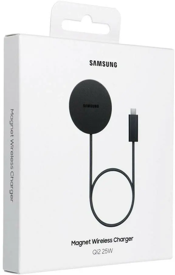 Originele Samsung Magnet Wireless Charger Qi2 25W Draadloze Oplader 1.5M Zwart afbeelding 6