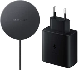 Originele Samsung 25W Draadloze Magnetische Oplader met 45W Power Adapter Zwart afbeelding