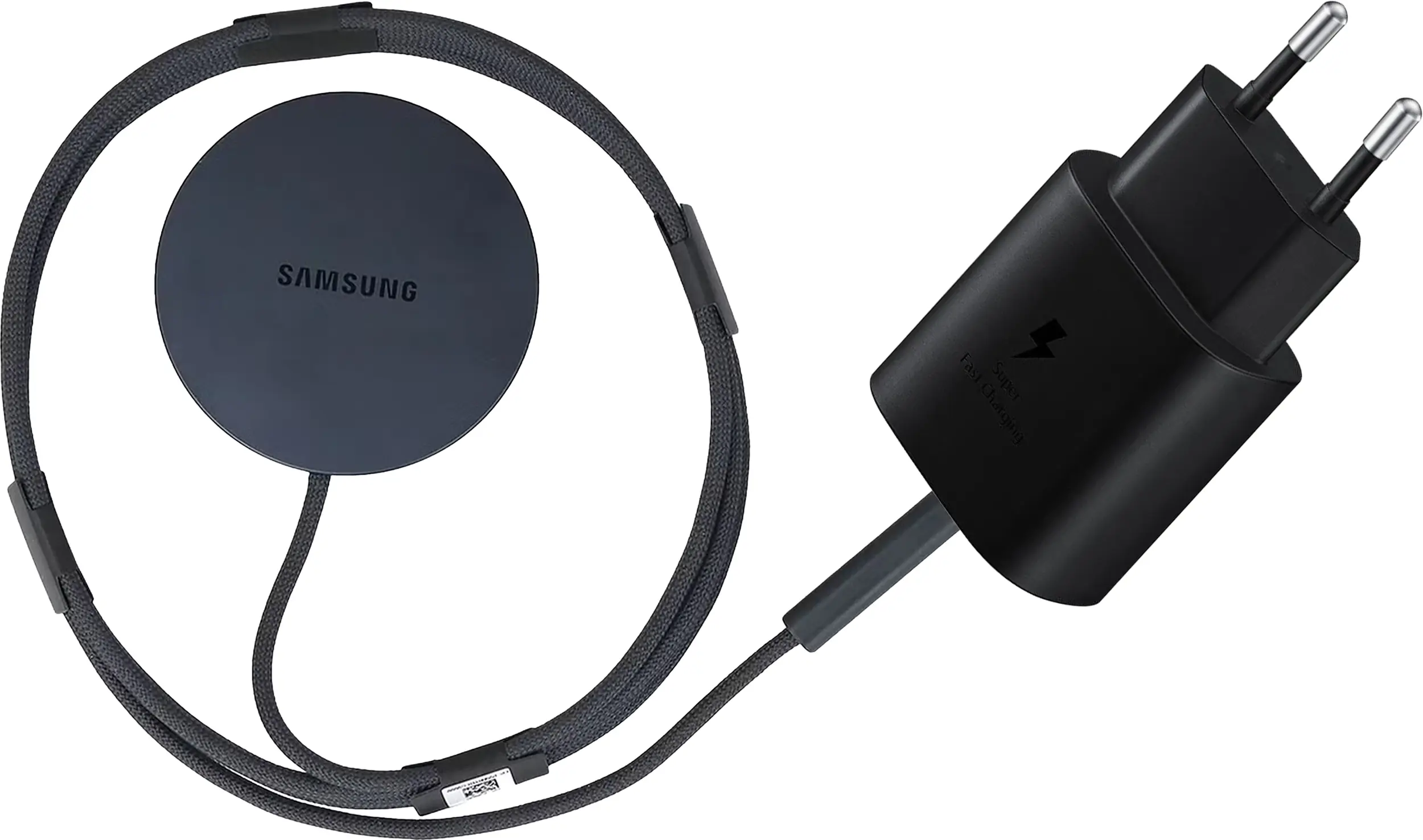 Originele Samsung 25W Draadloze Magnetische Oplader met 45W Power Adapter Zwart afbeelding 2