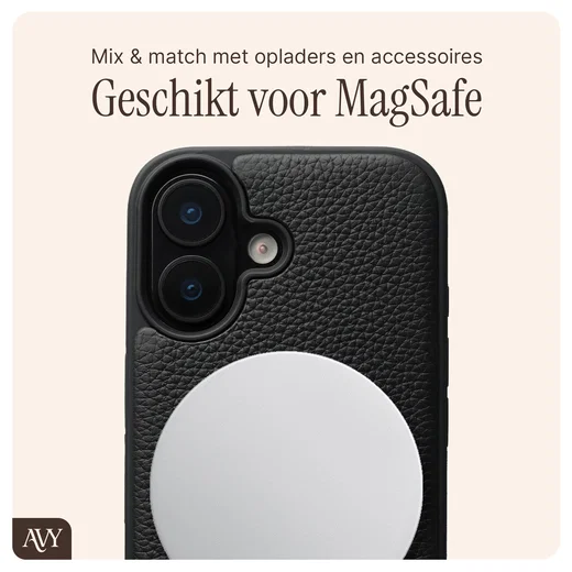 AVY Apple iPhone 17 - Classic Kit - Leather Zwart afbeelding 8