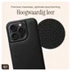 AVY Apple iPhone 15 Pro - Classic Kit - Leather Zwart afbeelding 6