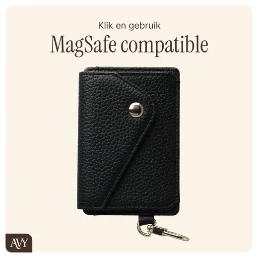 AVY Apple iPhone 14 Pro - Classic Kit - Leather Zwart afbeelding 9