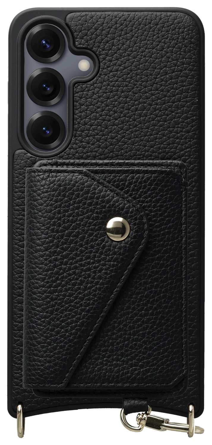 AVY Samsung Galaxy S25 / S24 - Classic Kit - Leather Zwart afbeelding 1