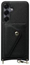 AVY Samsung Galaxy S25 Plus / S24 Plus - Classic Kit - Leather Zwart afbeelding