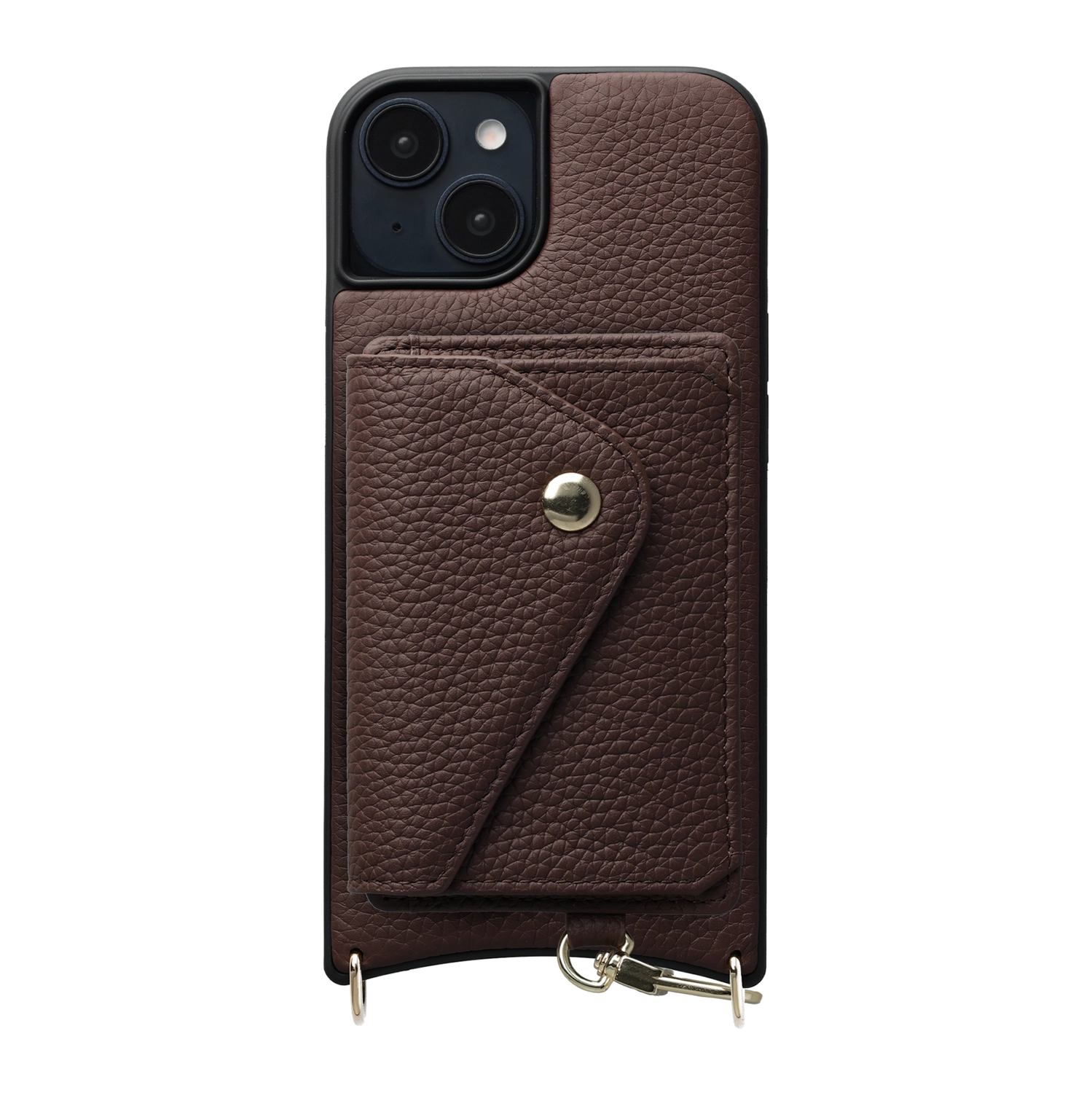 AVY Apple iPhone 14 / 13 - Classic Kit - Leather Chocolate afbeelding 1