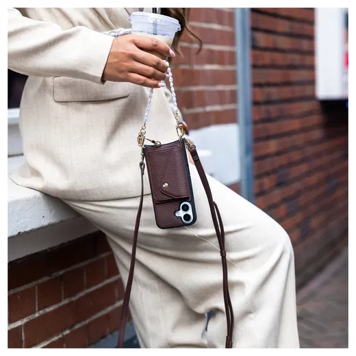 AVY Apple iPhone 14 Pro - Classic Kit - Leather Chocolate afbeelding 3