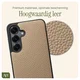 AVY Samsung Galaxy S25 Plus / S24 Plus - Classic Kit - Leather Beige afbeelding 5
