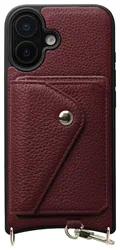 AVY Apple iPhone 16 - Classic Kit - Leather Burgundy afbeelding