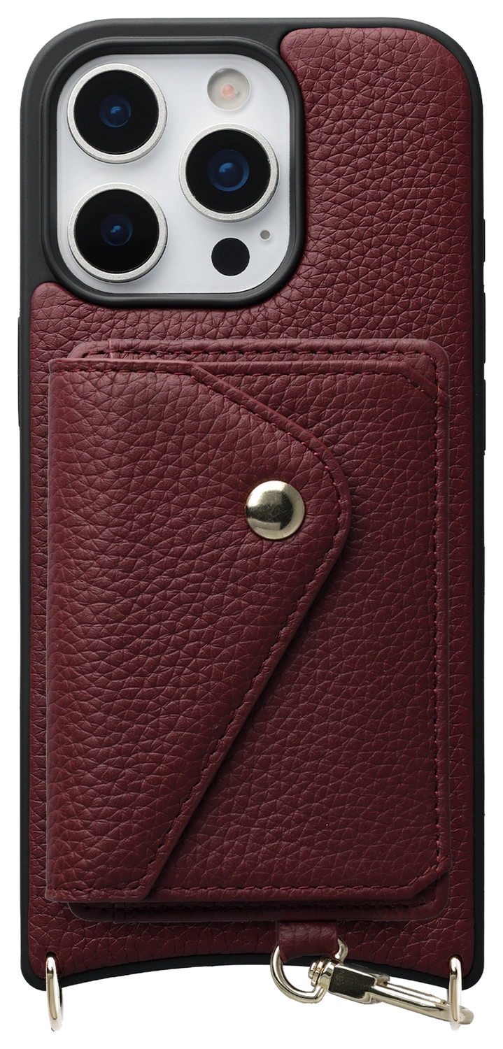 AVY Apple iPhone 16 Pro - Classic Kit - Leather Burgundy afbeelding 1