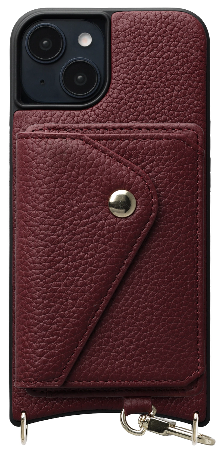 AVY Apple iPhone 14 / 13 - Classic Kit - Leather Burgundy afbeelding 1