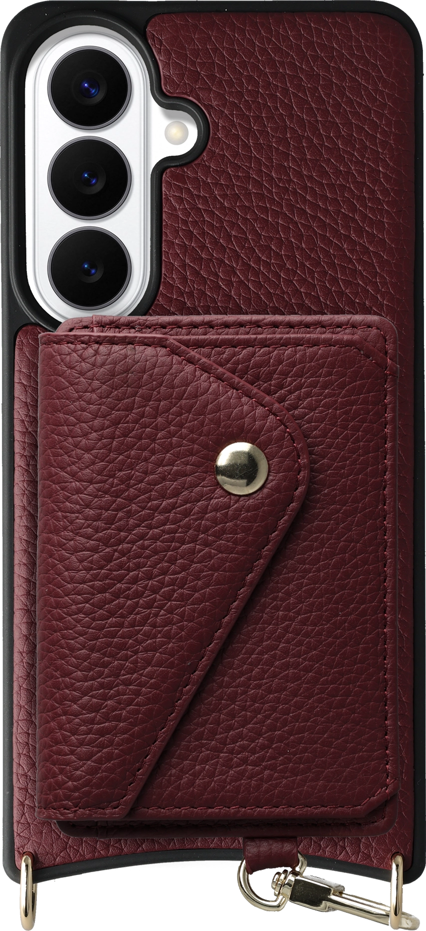 AVY Samsung Galaxy S26 - Classic Kit - Leather Burgundy afbeelding 1