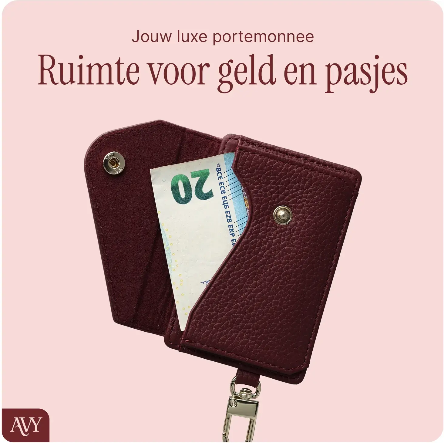 AVY Samsung Galaxy S26 - Classic Kit - Leather Burgundy afbeelding 8