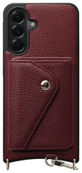 AVY Samsung Galaxy A56 - Classic Kit - Leather Burgundy afbeelding