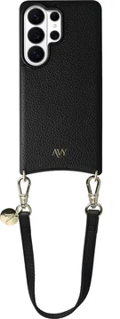 AVY Samsung Galaxy S26 Ultra - Essential Kit - Zwart - Short Leather
