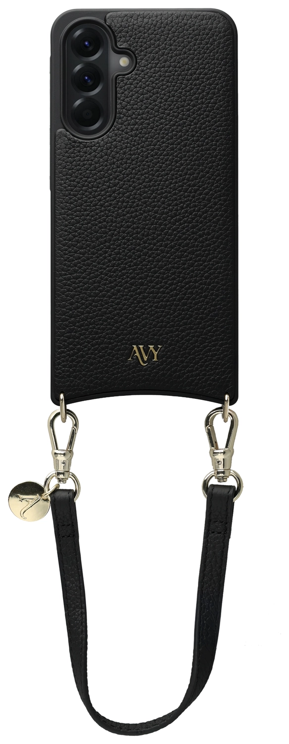 AVY Samsung Galaxy A56 - Essential Kit - Zwart - Short Leather afbeelding 1