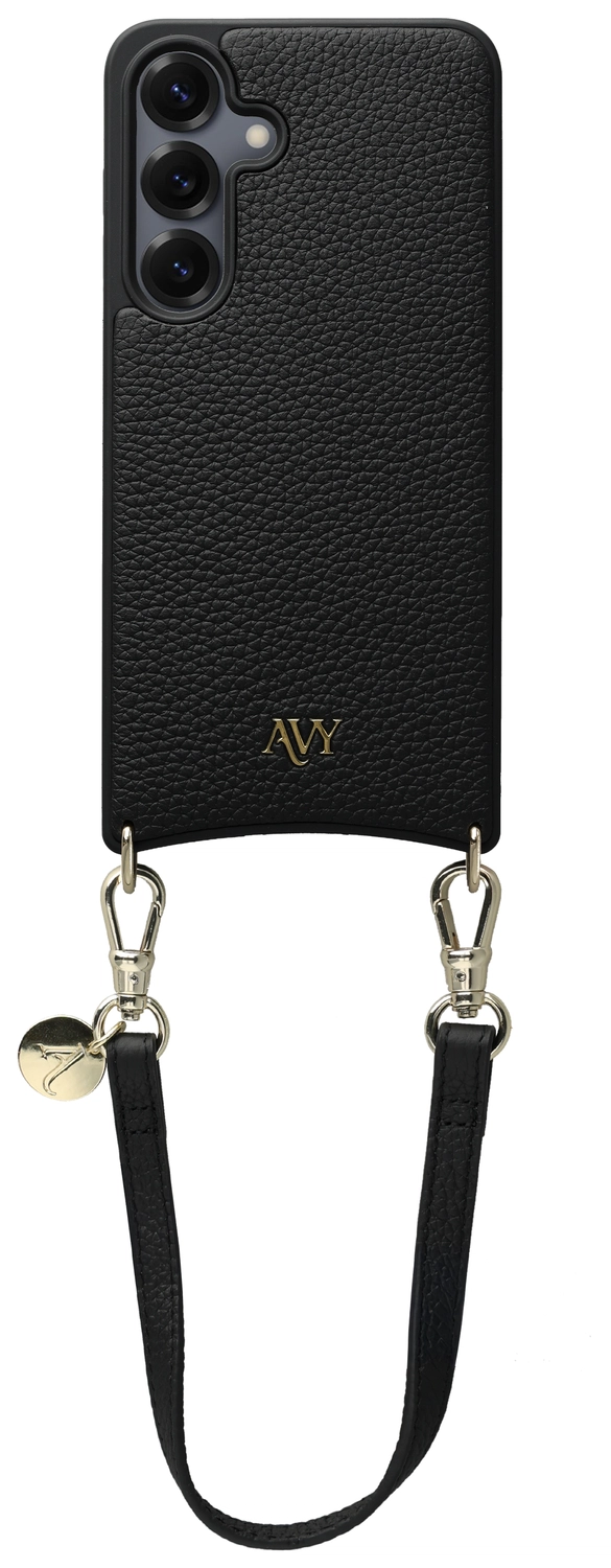 AVY Samsung Galaxy S25 / S24 - Essential Kit - Zwart - Short Leather afbeelding 1