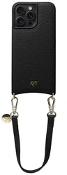 AVY Apple iPhone 15 Pro Max - Essential Kit - Zwart - Short Leather afbeelding